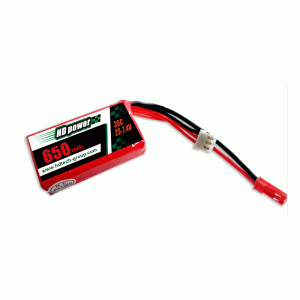 Pin lipo HD POWER 650mAh 35C 2S 7.4V